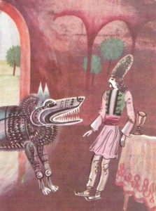 Волк ест молдованина