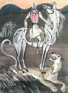 Всадник на коне